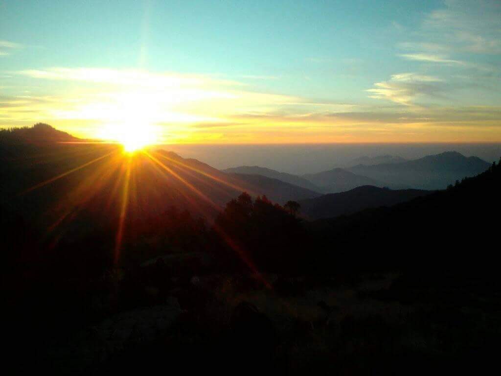 Sunrise view from Poon Hill